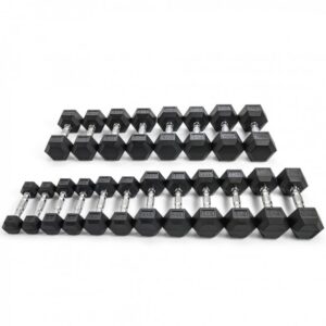 Future Hex Rubber Dumbbell Set 1 - 10kg