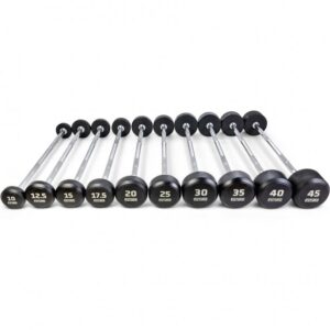 Future Premium Straight Rubber Barbell Set 10 - 45kg