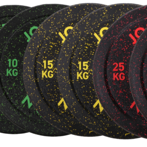 Jordan HG Black Rubber Bumper Plate - Coloured Fleck