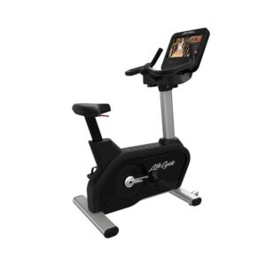 Used Life Fitness Integrity Series Upright Bike with Discover SE3 HD LCD Console