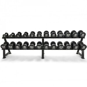 Future Premium Urethane Dumbbell Set & Rack 2.5 - 30kg