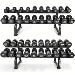 Future Premium Rubber Dumbbell Set  & Rack 2.5 - 50kg