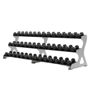 Exigo 3.5m 3-Tier Dumbbell Rack (21 Pairs)