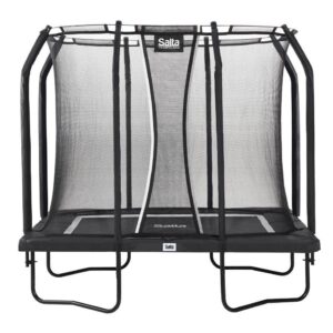 Salta 10ft x 7ft Rectangular Premium Black Edition Trampoline with Enclosure