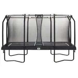 Salta 13ft x 8ft Rectangular Premium Black Edition Trampoline with Enclosure