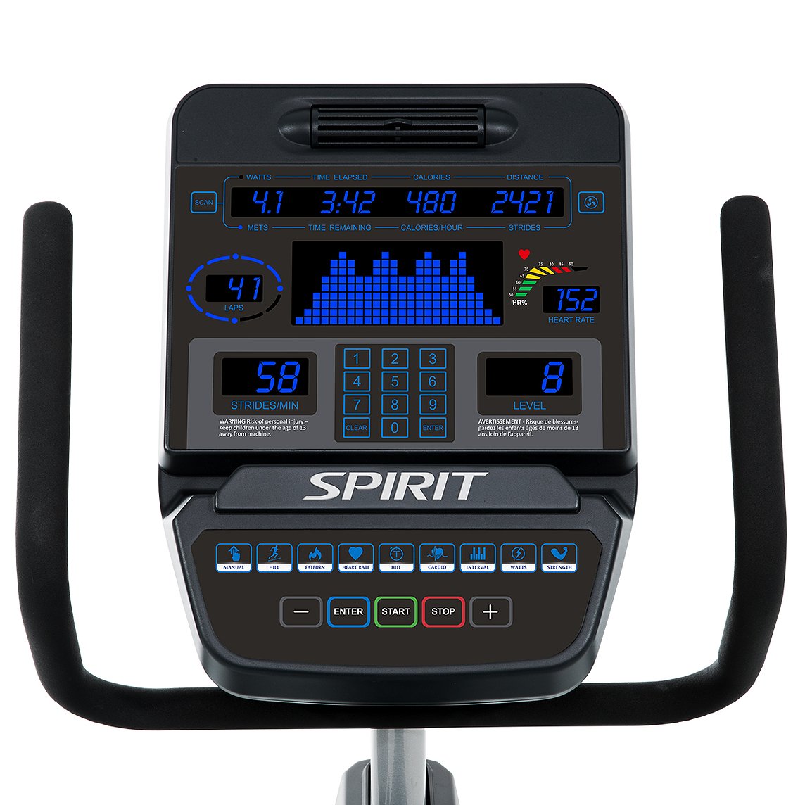Spirit Fitness CR900 Recumbent Cycle - Image 2
