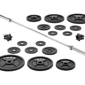 York Barbell 140 KG Olympic Barbell Set