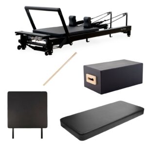 Align-Pilates C8-Pro Noir Pilates Reformer Bundle