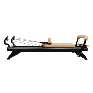 Hegren Talma 62 Pilates Reformer - Black Frame / Beige Upholstery
