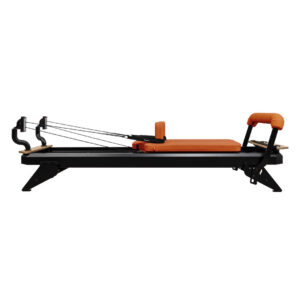 Hegren Talma 62 Pilates Reformer - Black Frame / Cognac Upholstery