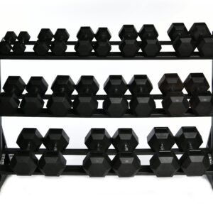 Swiss Barbell 2.5kg - 40kg Rubber Dumbbell Set
