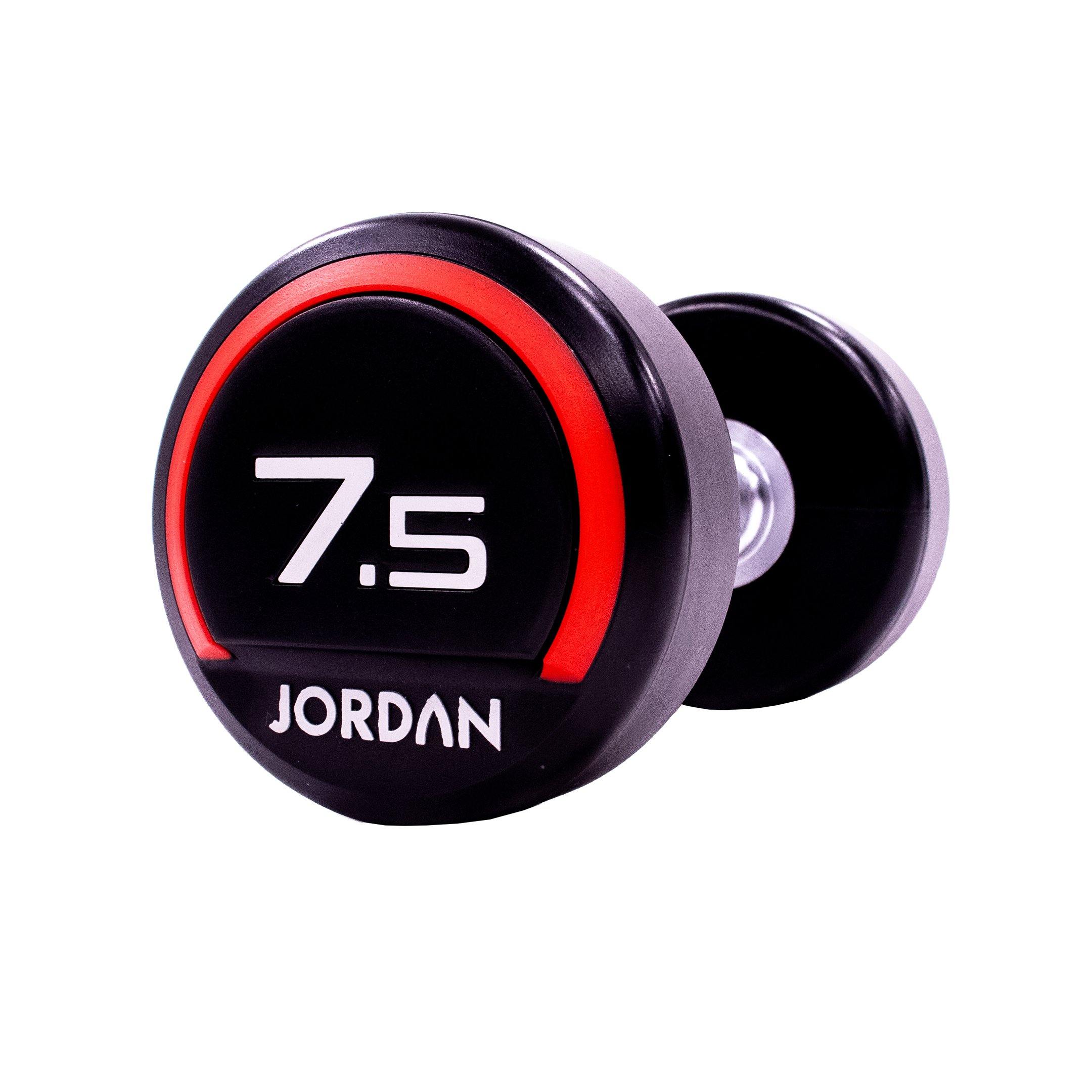 Jordan Premium Urethane Dumbbell Set 2.5-62.5kg with Horizontal Racks - Image 10