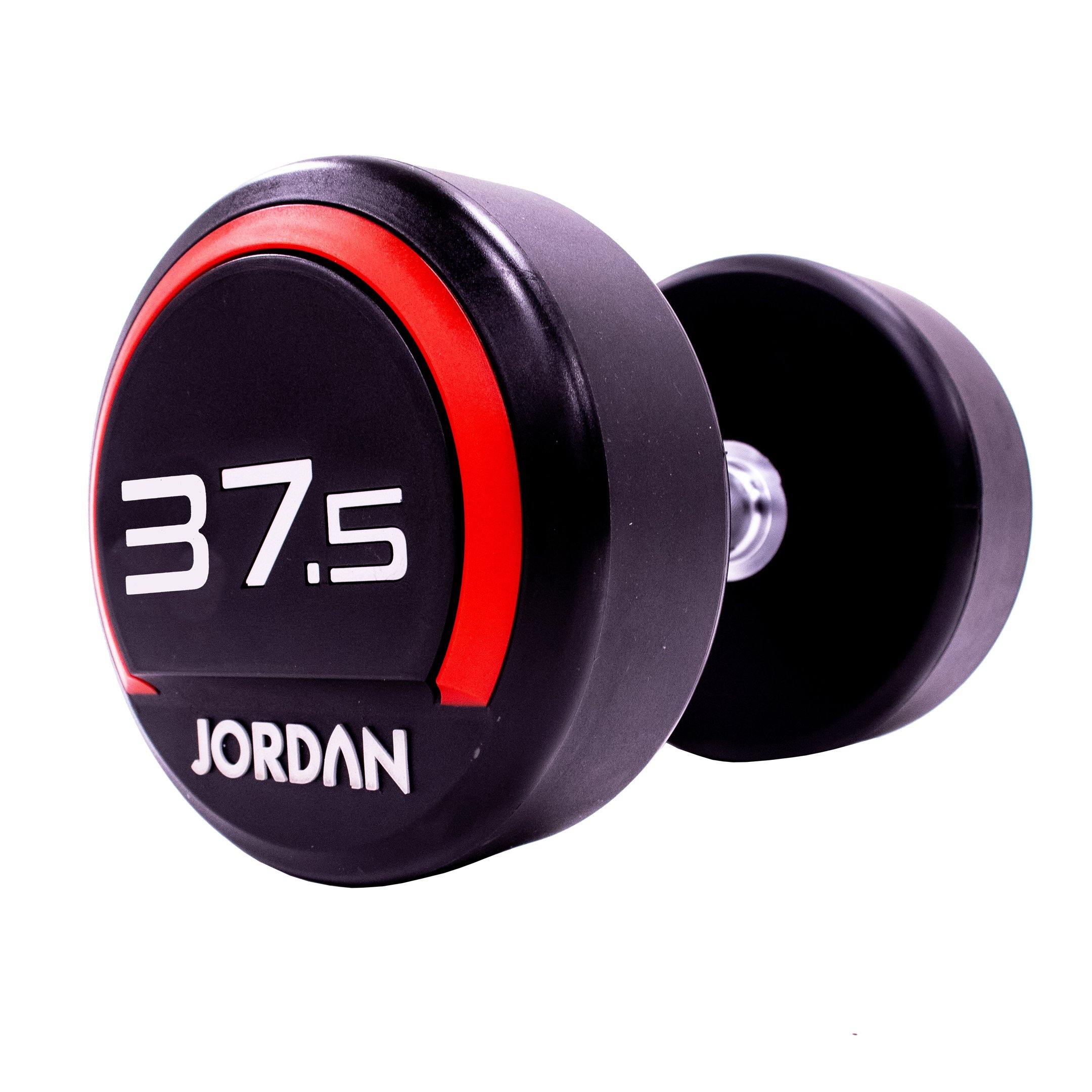 Jordan Premium Urethane Dumbbell Set 2.5-62.5kg with Horizontal Racks - Image 22