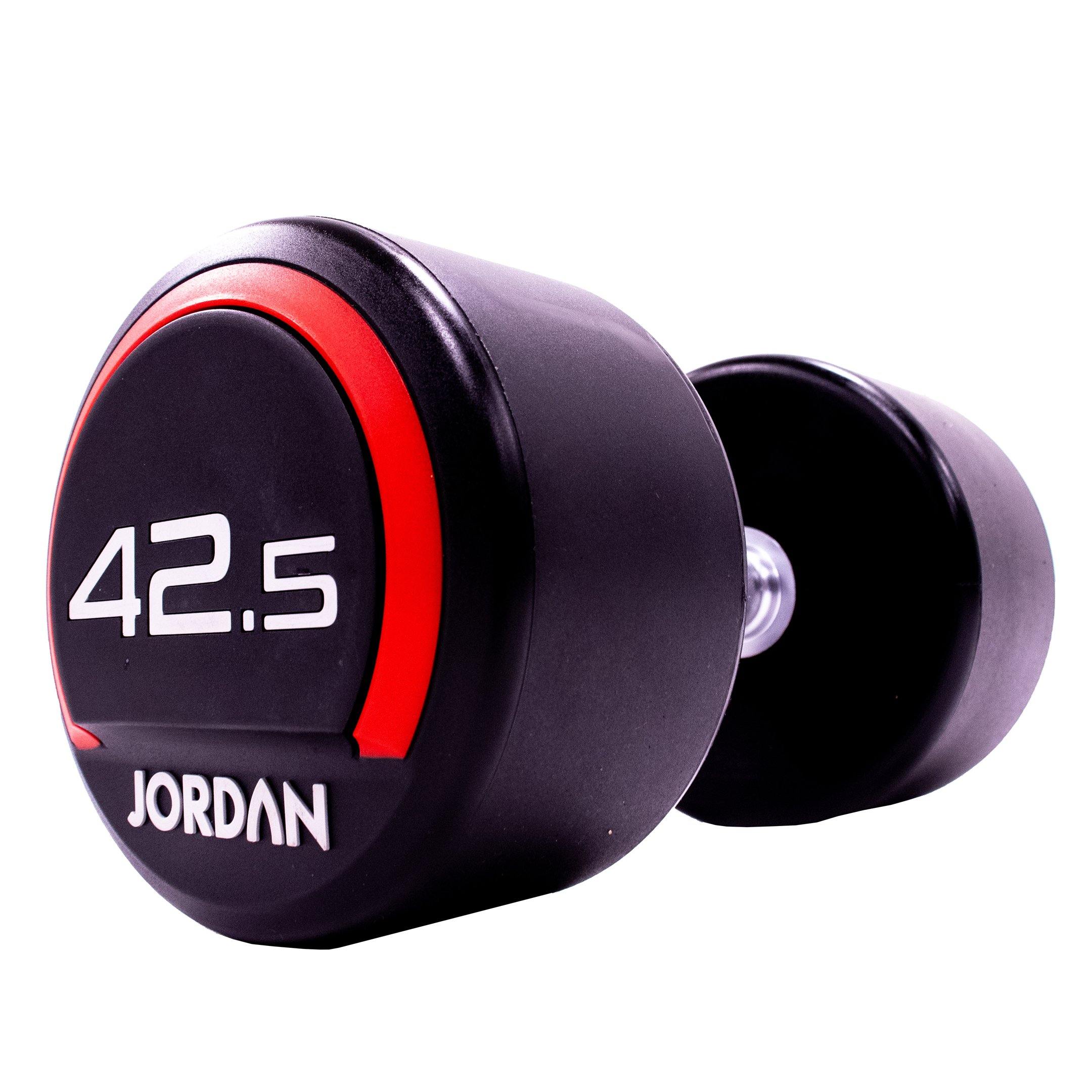 Jordan Premium Urethane Dumbbell Set 2.5-62.5kg with Horizontal Racks - Image 24