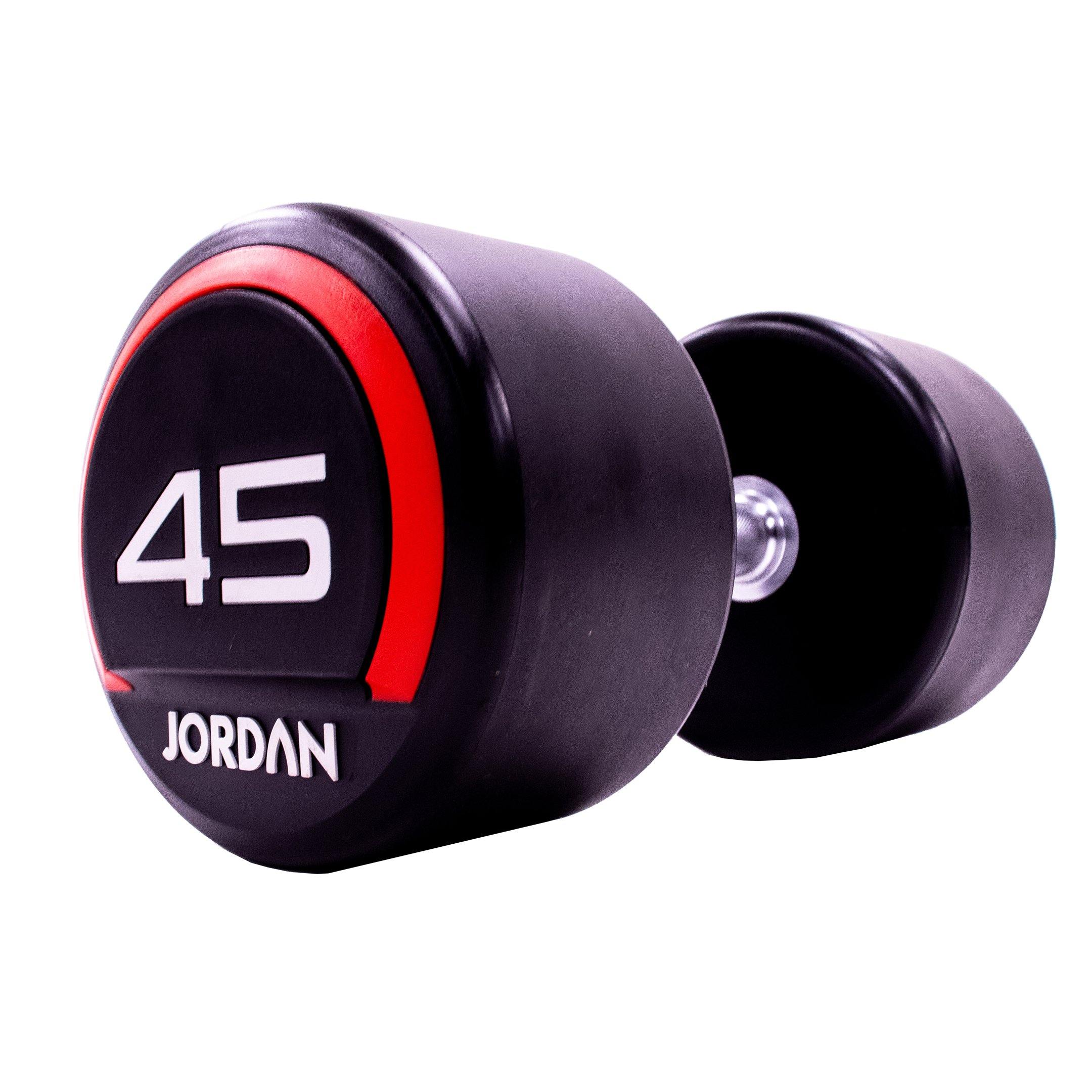 Jordan Premium Urethane Dumbbell Set 2.5-62.5kg with Horizontal Racks - Image 25