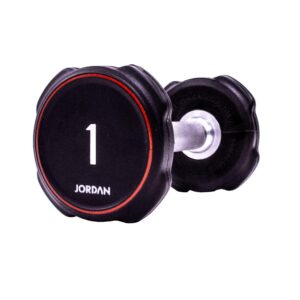 Jordan Ignite V2 Urethane Dumbbells 1-10kg Set with Vertical Rack
