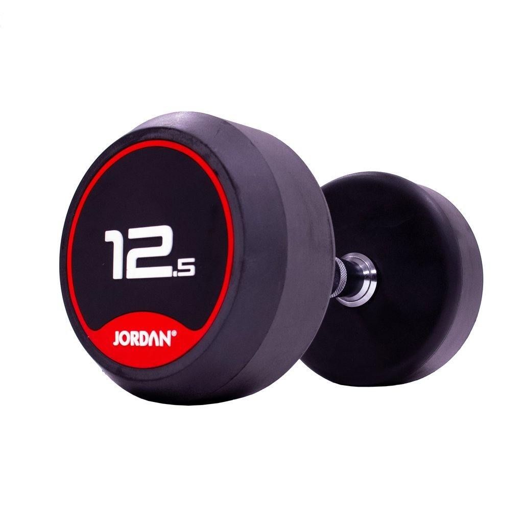 Jordan Classic Rubber Dumbbell Set 12.5-35kg - Image 6