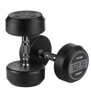 Jordan Classic Rubber Dumbbells Sets - Grey