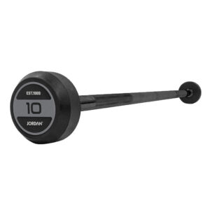 Jordan Classic Straight Rubber Barbells 10-45kg Set - Grey