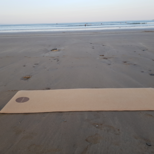 Lifestyle 365 Cork & Natural Rubber Yoga Mat with Linen Bag