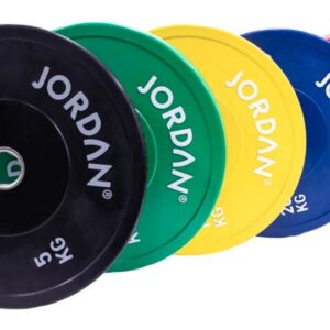 Jordan HG Coloured Rubber Bumper Plates set - 150kg