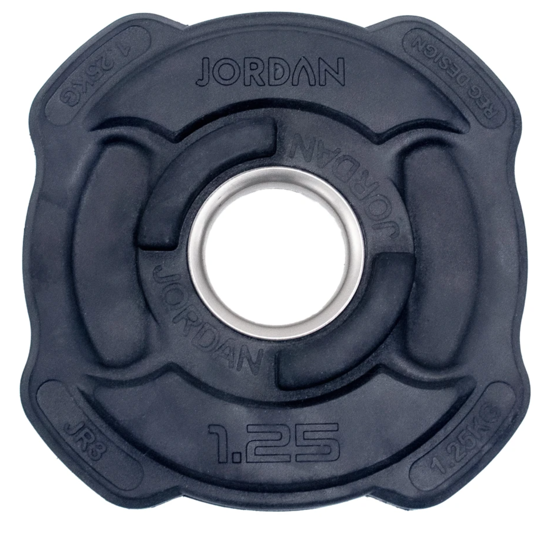 Jordan V2 Individual Ignite Premium Rubber Olympic Discs - 1.25kg