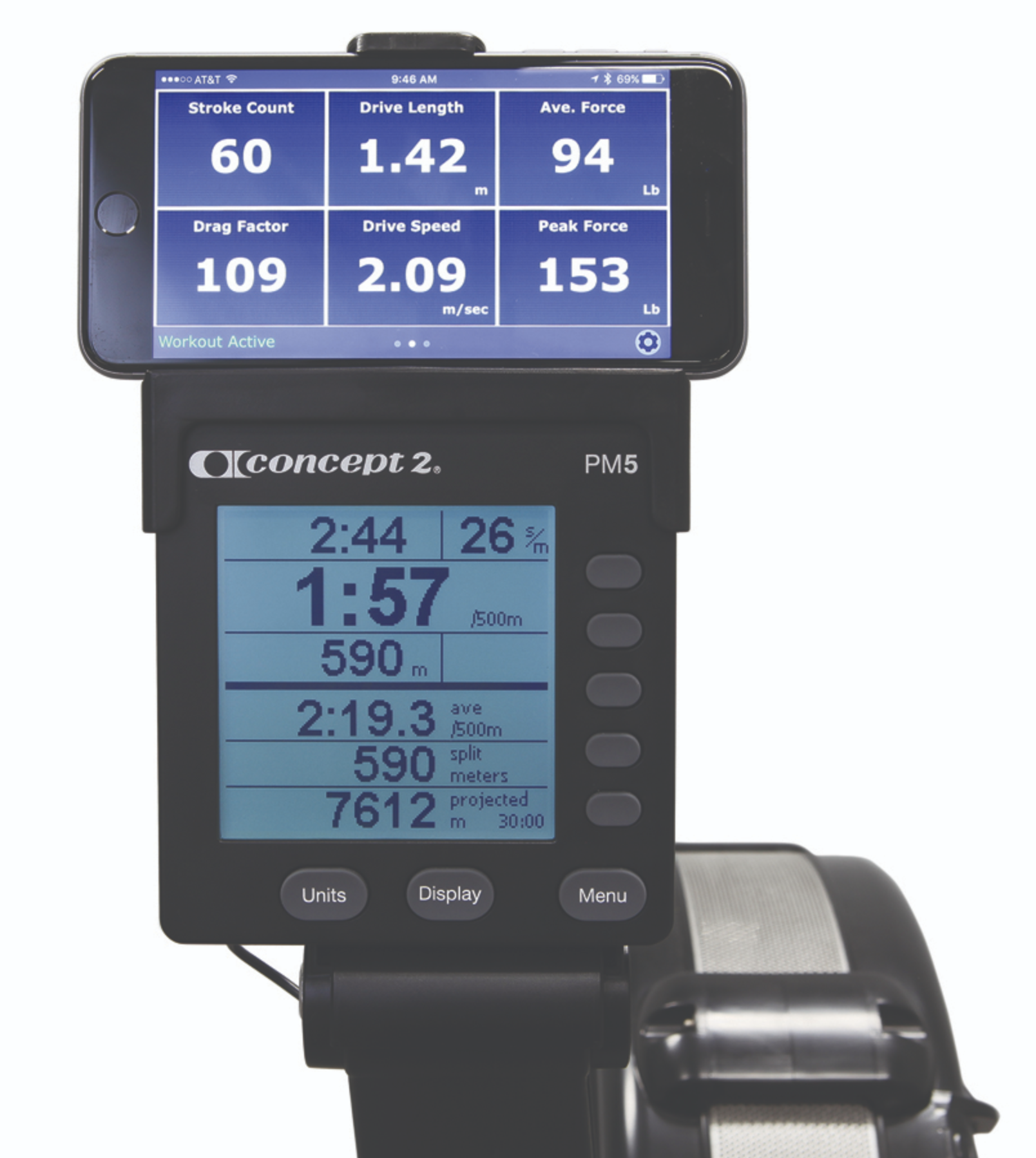 Concept2 Model D Rower with PM5 Monitor (RowErg) - Image 7