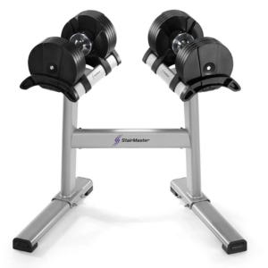 Stairmaster Twistlock Adjustable Dumbbells - 2-20kg with Stand