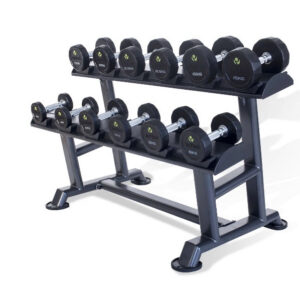 Physical Company PU Dumbbell Sets With Saddle Racks