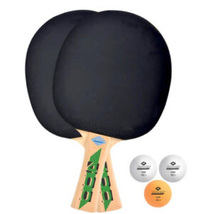 Donic-Schildkroet Fetzner 400 FSC Table Tennis Paddle & Balls Set