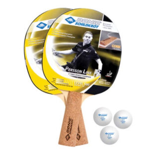 Donic-Schildkroet Persson 500 Cork Table Tennis Paddle & Balls Set