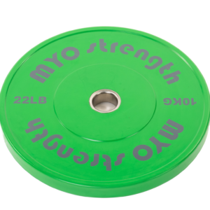 MYO Strength Olympic Solid Rubber Coloured Bumper Plate - 450 mm