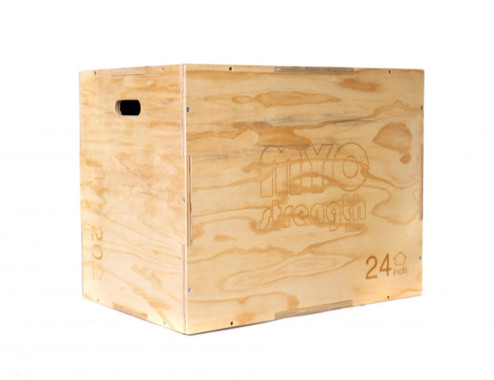 MYO Strength Plyometric Box - Wooden (3 Height 20"/24"/30") - Image 2