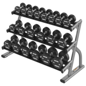 Life Fitness Axiom Series Three Tier Dumbbell Rack