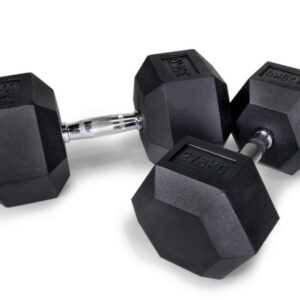 Vega Rubber Hex Dumbbells