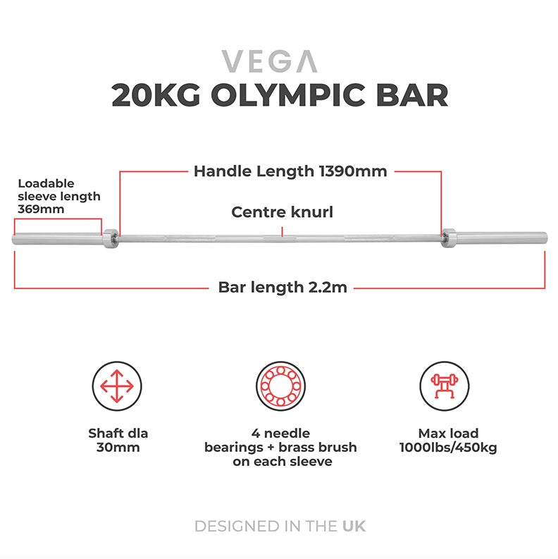 VEGA 450 Olympic Bar - Image 3