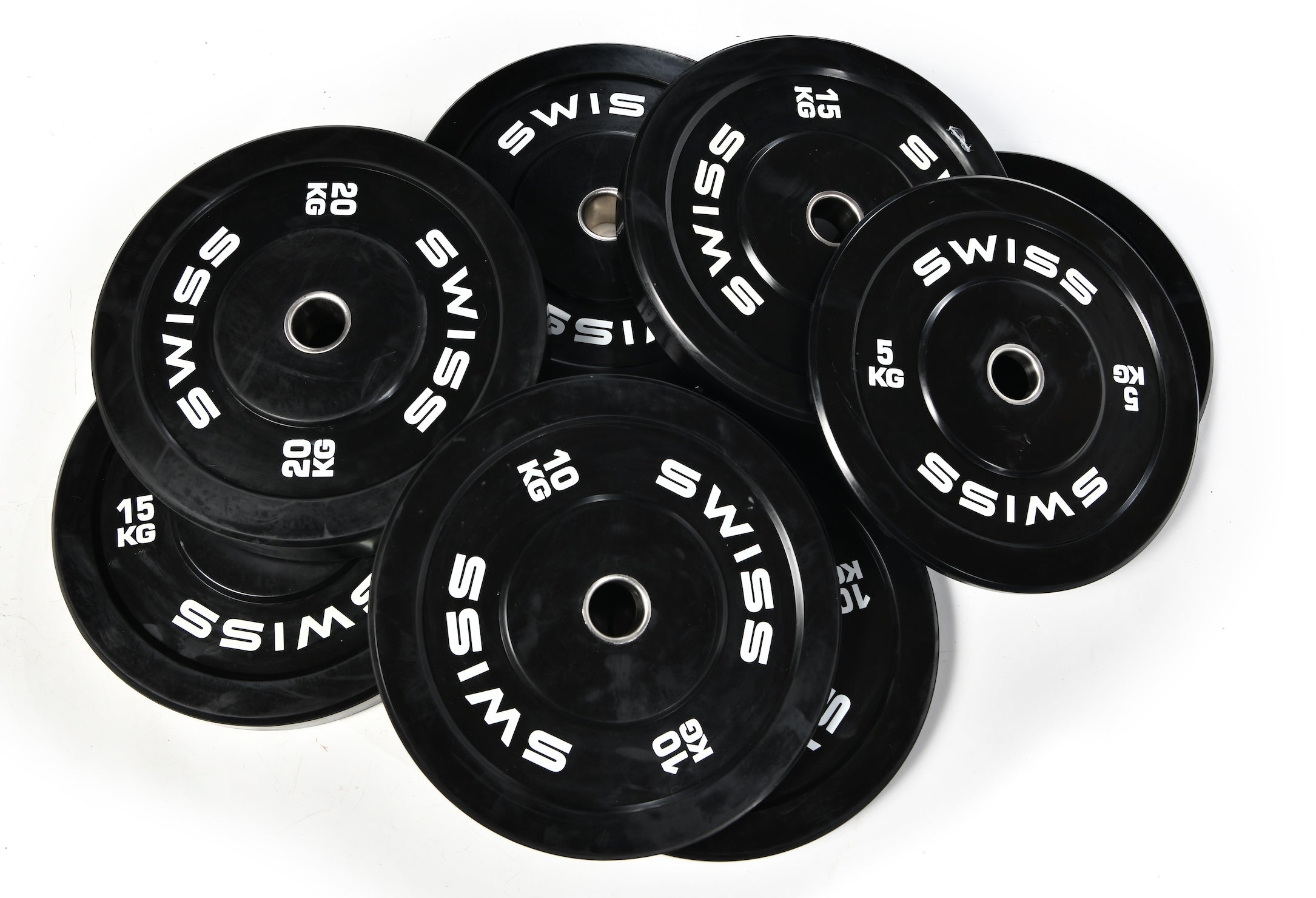 Swiss Barbell Rubber Bumper Plate Sets - Image 2