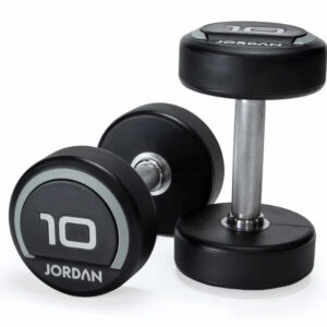 Jordan Premium Urethane Dumbbell Sets (Grey)