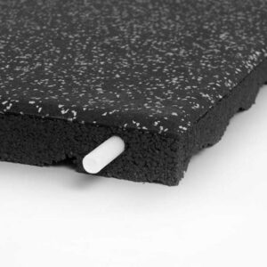 GymGear 40mm Premium Rubber Tile 1m x 0.5m