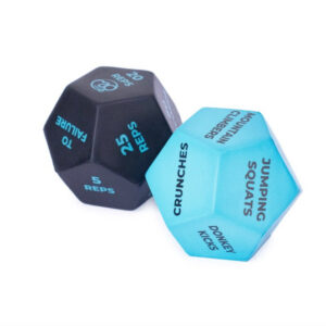 Fitness Mad 12-Sided Fitness Dice - Pair
