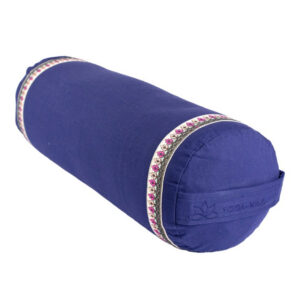 Yoga Mad Buckwheat Yoga Bolster with Ribbon Trim