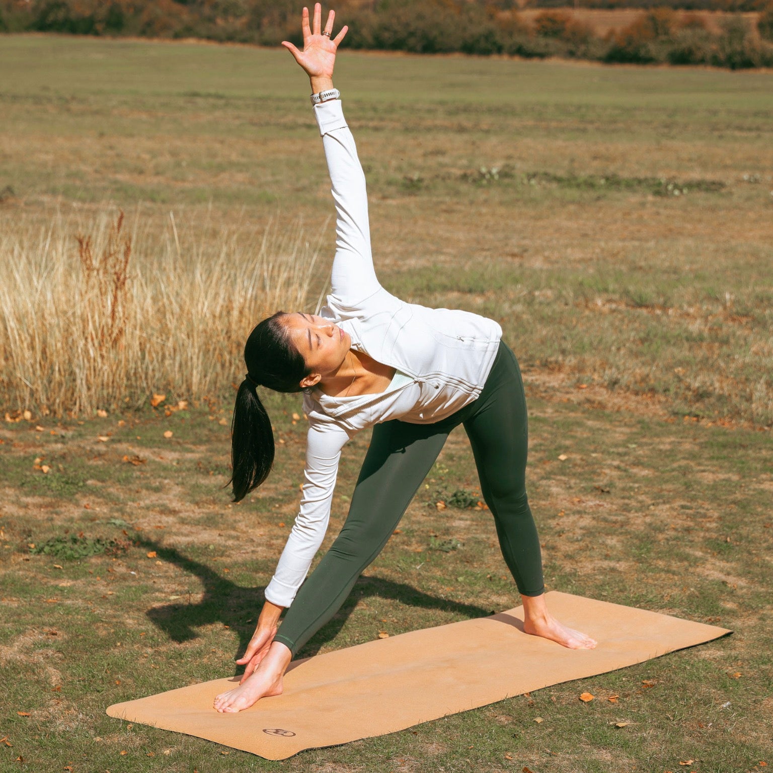 Yoga Mad Horizon Cork Yoga Mat - 4mm - Image 2