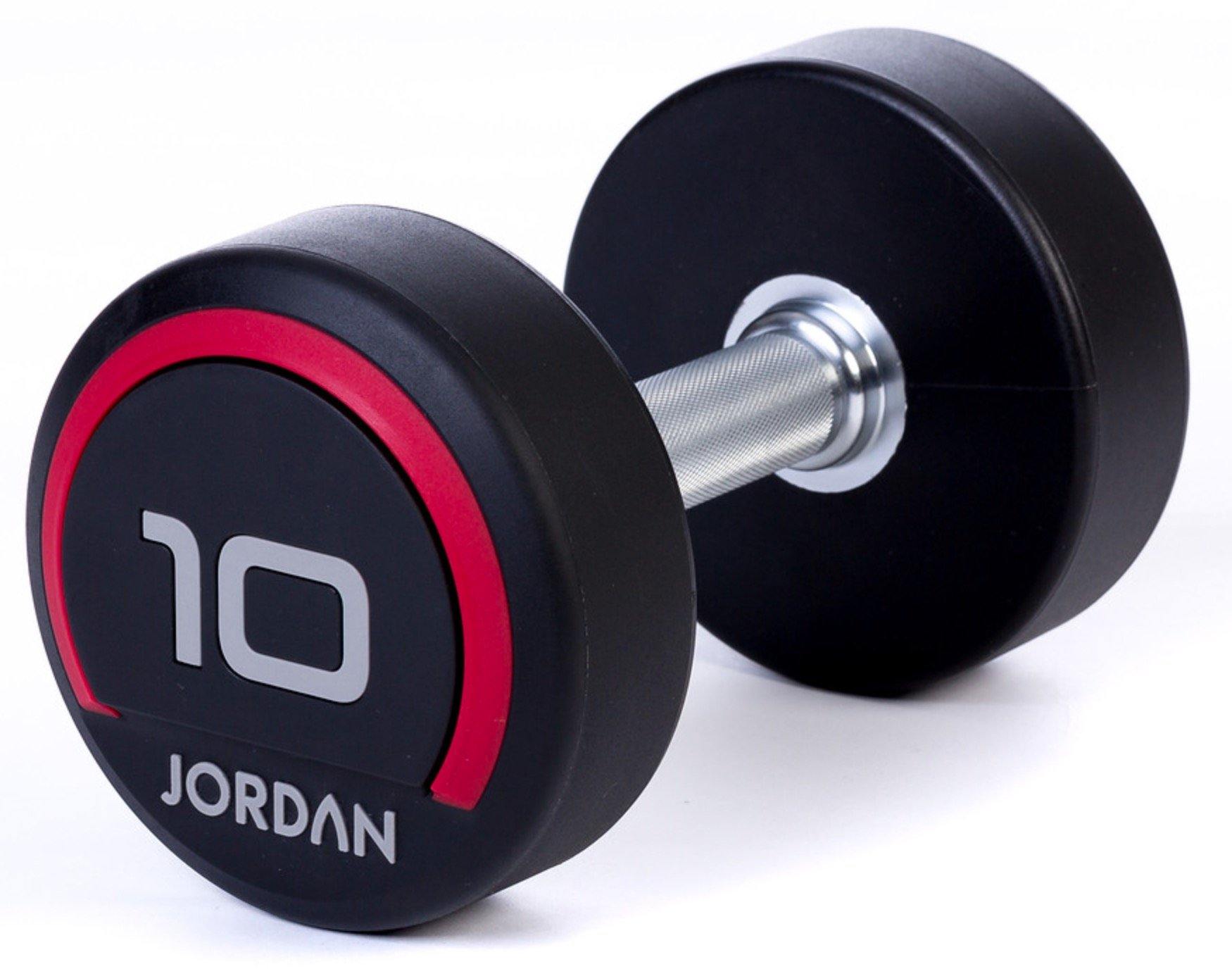 Jordan Premium Urethane Dumbbell Set 2.5-50kg with Horizontal Racks - Image 3