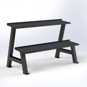 Trigon 2 Tier Kettlebell Rack (1.25m)