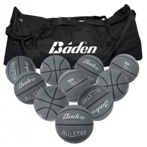 Baden Game Day Bag with 10 All Star BasketBalls
