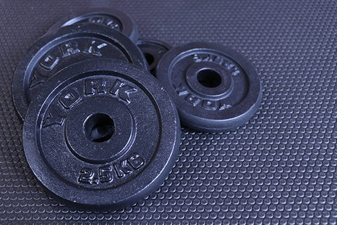 York Cast Iron 1" Weight Plates - Image 3