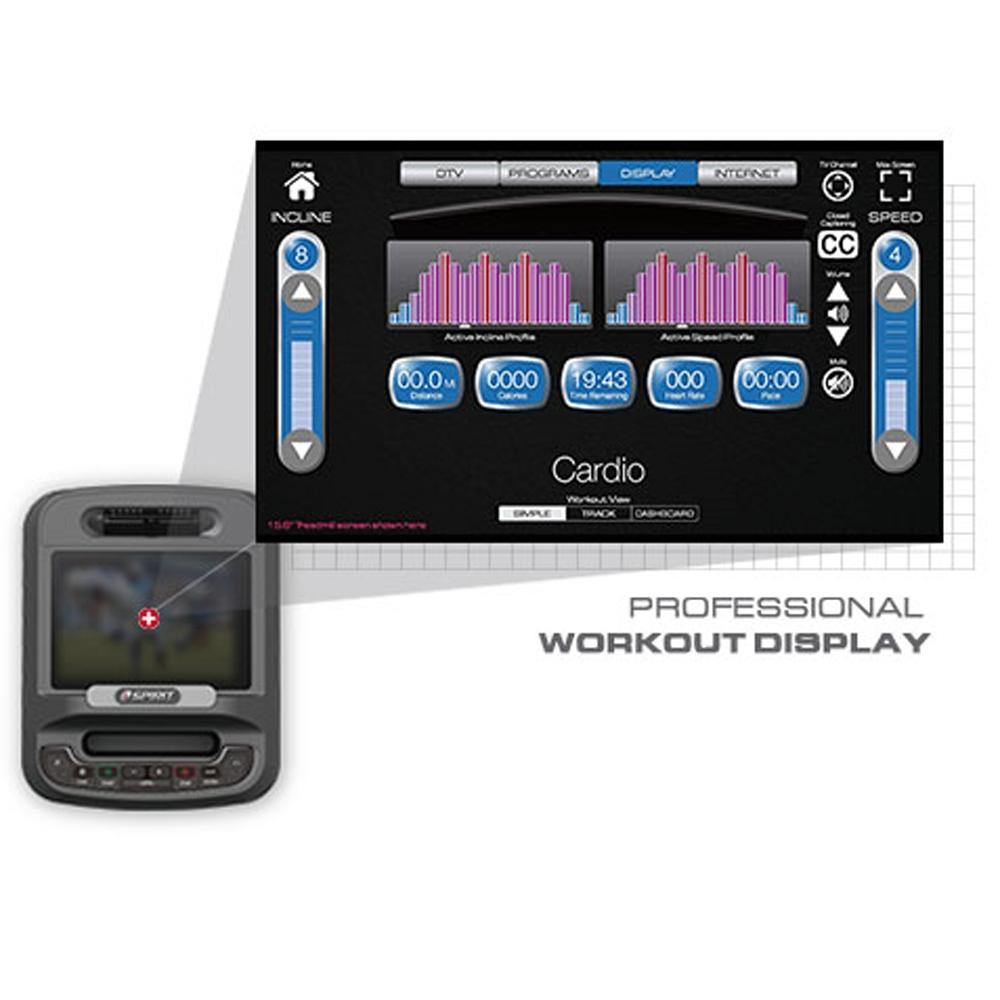 Spirit Fitness CU900 Upright Cycle - Image 5