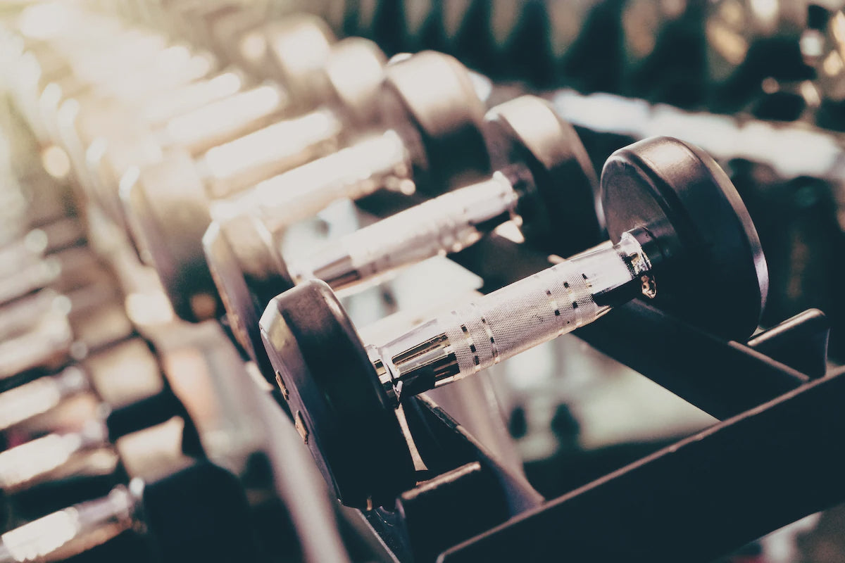 DUMBBELL SETS WITH RACKS