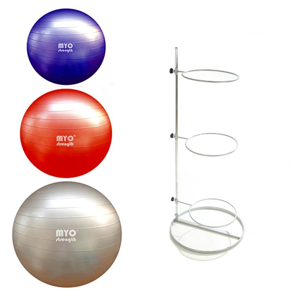 MYO strength Fit Ball Rack (Holds 3 Balls) - Image 2