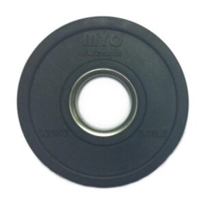 MYO Strength Olympic Disc - Rubber Coated Black